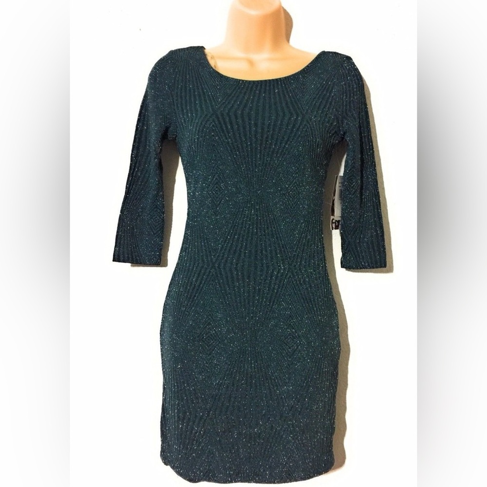 Hunter Teal Long Sleeve Dress